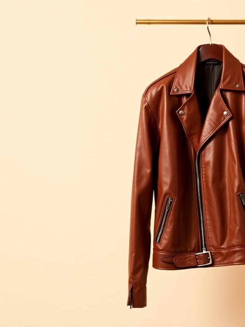 Cognac Biker Jacket