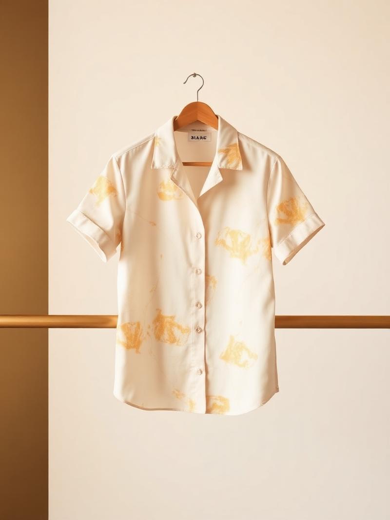 Hand-Painted Silk Shirt